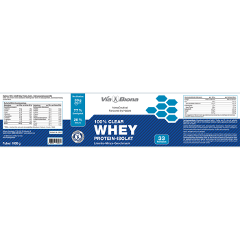 100% CLEAR WHEY Protein-Isolat