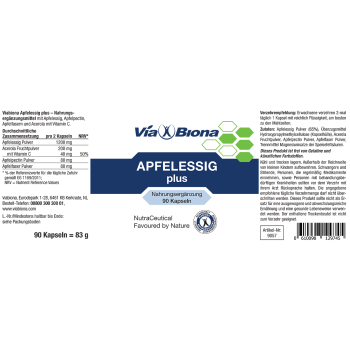 Viabiona Apfelessig Plus