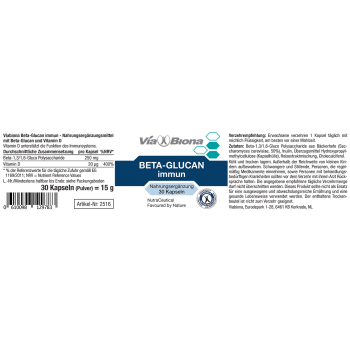 Viabiona Beta-Glucan immun