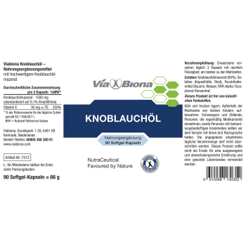 Viabiona Knoblauchöl