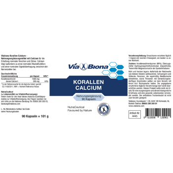 Viabiona Korallen Calcium (Kalzium)