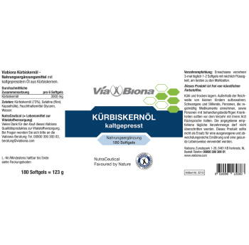 Viabiona Kürbiskernöl