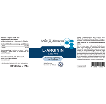 L-Arginin 2.000 PRO
