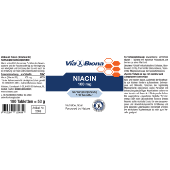 Vitamin B3 Niacin