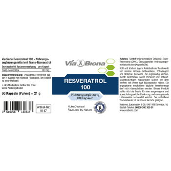 Viabiona Resveratrol 100