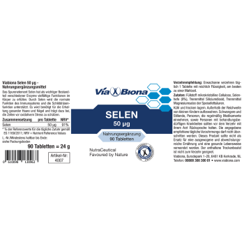 Viabiona Selen 50
