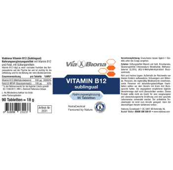 Vitamin B12 sublingual