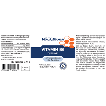 Vitamin B6 Pyridoxin