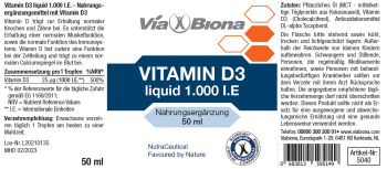 Vitamin D3 liquid 1.000