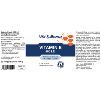 Vitamin E 400. I.E.