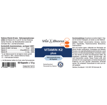 Vitamin K2 plus