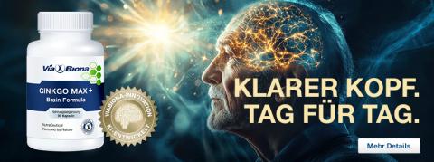 Ginkgo MAX Brain Formula, intelligent konzipierter 11-fach-Komplex