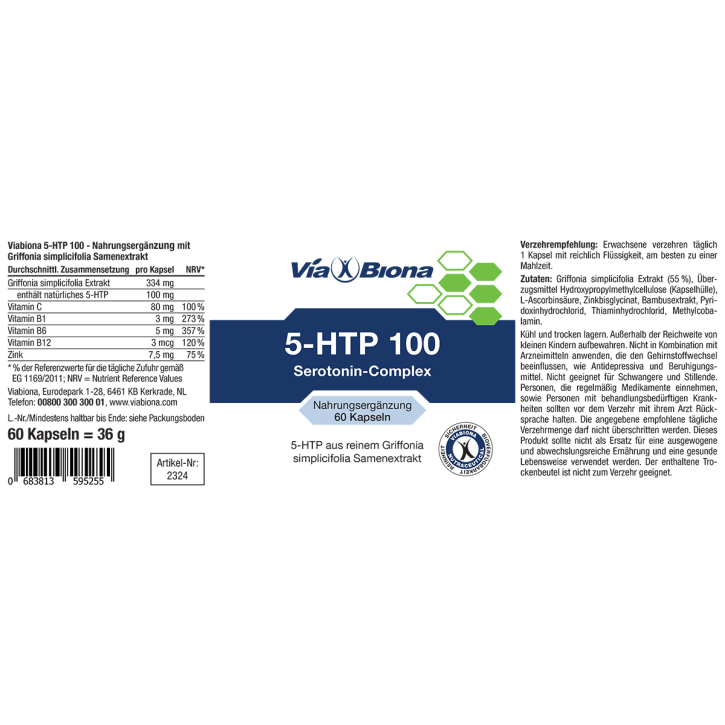 Viabiona 5-HTP 100 Complex