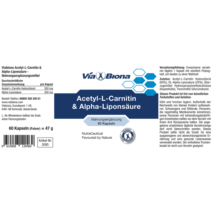acetyl l carnitin nebenwirkungen Acetyl-L-Carnitin 750mg - 120 Kapseln - Hochdosiert und Vegan